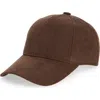 Nordstrom Faux Suede Baseball In Gold