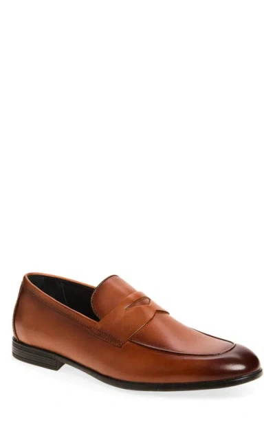 Nordstrom Finley Penny Loafer In Brown