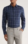 Nordstrom Flannel Button-up Shirt In Blue