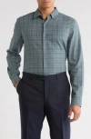 Nordstrom Flannel Button-up Shirt In Gray