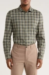 Nordstrom Flannel Button-up Shirt In Green