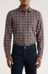 Nordstrom Flannel Button-up Shirt In Purple