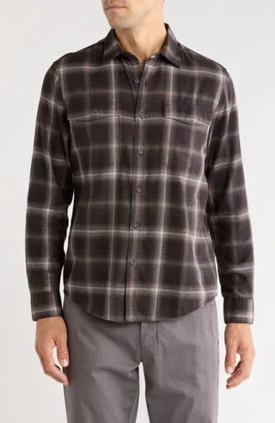 Nordstrom Flannel Shirt In Brown