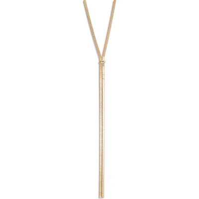 Nordstrom Flat Chain Y Necklace In Gold