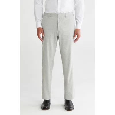 Nordstrom Flat Front Linen Blend Chinos In White