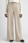 Nordstrom Flat Front Wide Leg Knit Pants