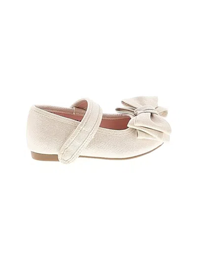 Pre-owned Nordstrom Kids' Flats In Ivory