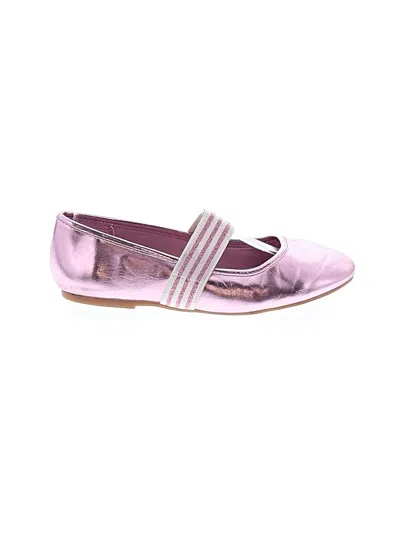 Pre-owned Nordstrom Kids' Flats In Pink