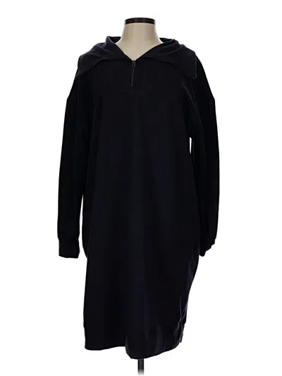 Pre-owned Nordstrom Fleece Jacket In Black