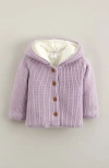 Nordstrom Fleece Lined Hooded Cardigan In Multi