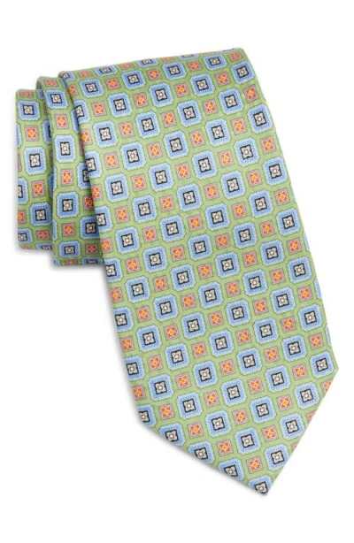 Nordstrom Floral Silk Tie In Green