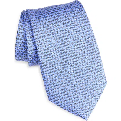 Nordstrom Floral Silk Tie In Blue