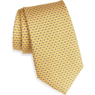 Nordstrom Floral Silk Tie In Brown