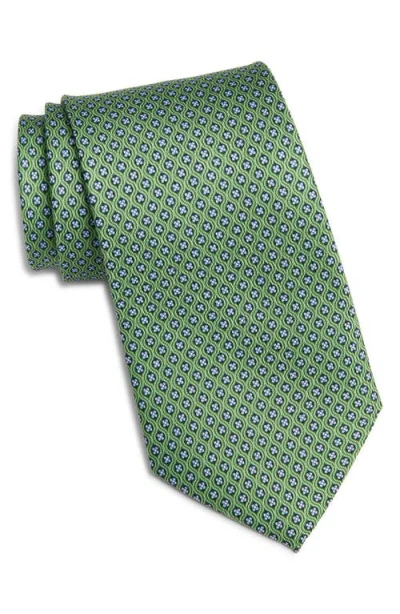 Nordstrom Floral Silk Tie In Green