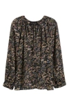 Nordstrom Flowy Chiffon Top In Multi