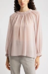 Nordstrom Flowy Chiffon Top In Pink