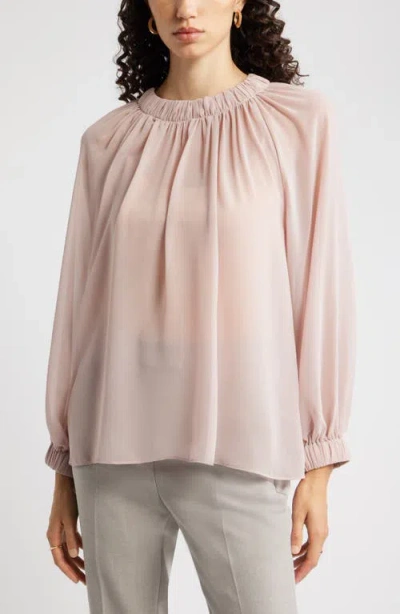 Nordstrom Flowy Chiffon Top In Pink
