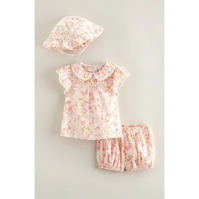 Nordstrom Babies'  Flutter Top & Bloomers Set In Pink