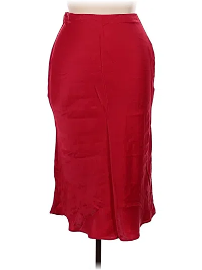 Pre-owned Nordstrom Formal Skirt In Red