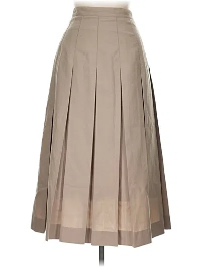 Pre-owned Nordstrom Formal Skirt In Tan