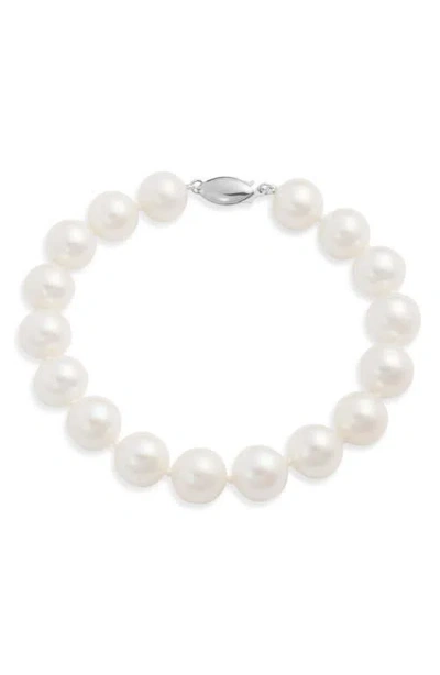 Nordstrom Freshwater Pearl Bracelet In White
