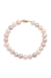 Nordstrom Freshwater Pearl Bracelet In Gold