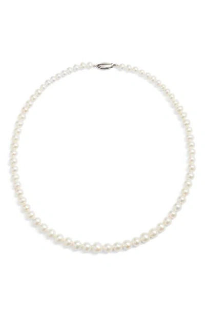 Nordstrom Freshwater Pearl Necklace In White