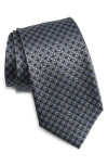 Nordstrom Geometric Silk Tie In Black