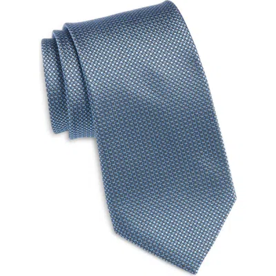 Nordstrom Geometric Silk Tie In Blue