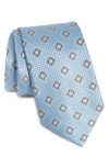 Nordstrom Geometric Silk Tie In Blue