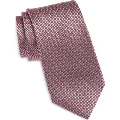 Nordstrom Geometric Silk Tie In Pink