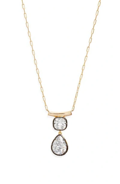 Nordstrom Georgian Cubic Zirconia Pendant Necklace In Multi
