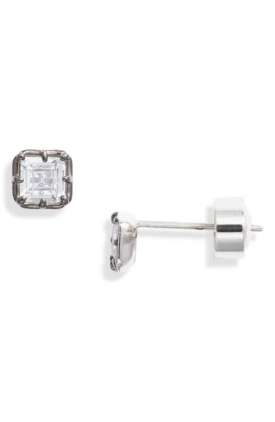 Nordstrom Georgian Cubic Zirconia Stud Earrings In Silver