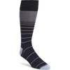 Nordstrom Gradient Combed Cotton Blend Dress Socks In Blue