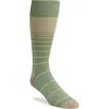 Nordstrom Gradient Combed Cotton Blend Dress Socks In Green