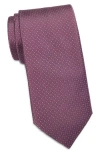 Nordstrom Grady Micro Dot Silk Tie In Purple