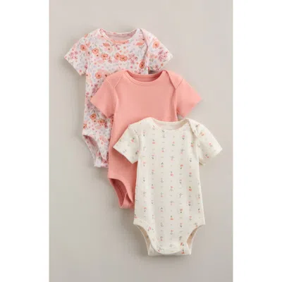 Nordstrom Babies'  Grow With Me 3-pack Assorted Bodysuits In Multi