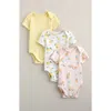 Nordstrom Babies'  Grow With Me 3-pack Assorted Bodysuits In Multi