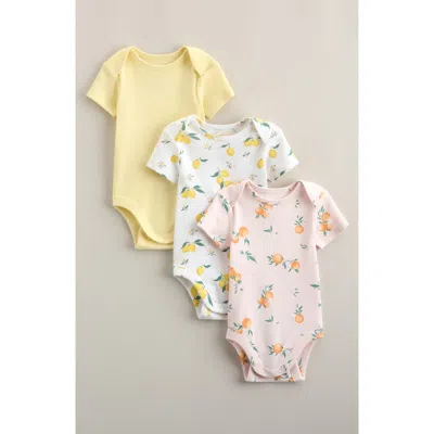Nordstrom Babies'  Grow With Me 3-pack Assorted Bodysuits In Multi