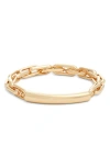 Nordstrom Hammered Tube Stretch Bracelet In Pattern