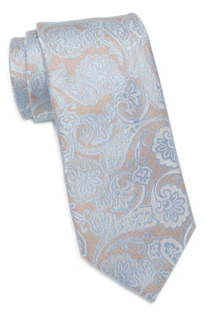 Nordstrom Hatch Paisley Silk Tie In Taupe