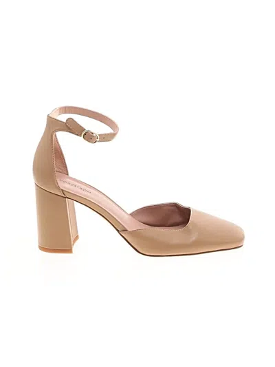 Pre-owned Nordstrom Heels In Tan