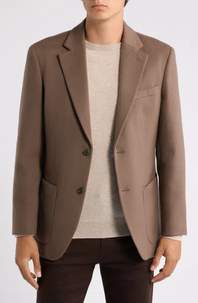 Nordstrom Henrik Cashmere Sport Coat In Brown