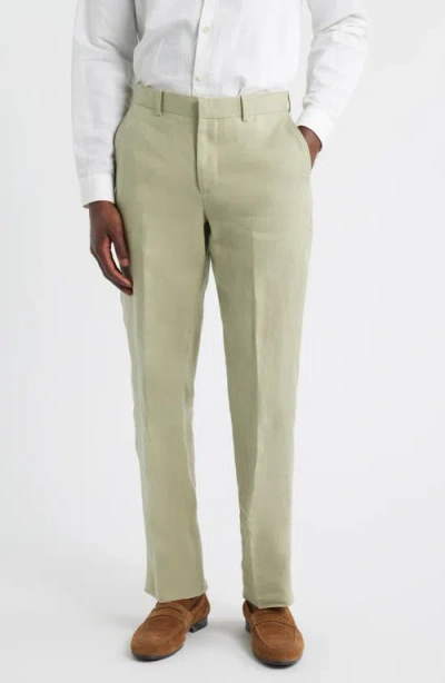 Nordstrom Henrik Trim Fit Italian Linen Suit Separate Pants In Green