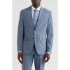 Nordstrom Henrik Trim Fit Solid Stretch Wool Suit Jacket In Blue