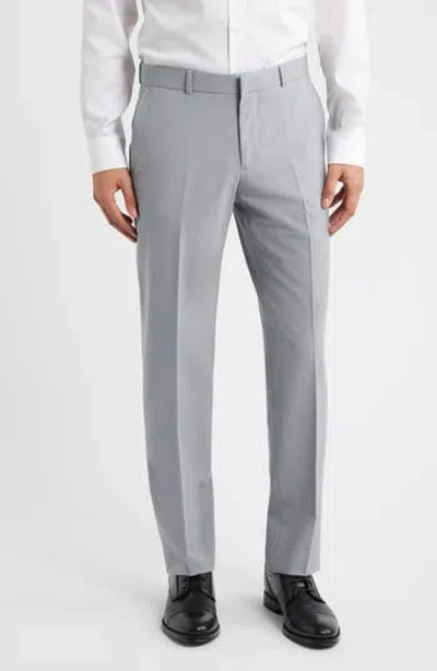 Nordstrom Henrik Trim Fit Solid Stretch Wool Suit Pants In Gray
