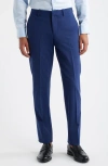 Nordstrom Henrik Trim Fit Stretch Italian Wool Suit Separate Pants In Blue