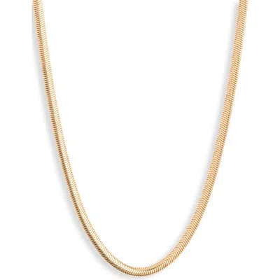 Nordstrom Herringbone Chain Necklace In Gold