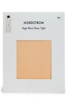 Nordstrom High Waist Sheer Tights In Gray
