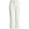 Nordstrom High Waist Straight Leg Jeans In Ivory Wash